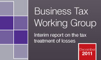 Business Tax Working Group interim report cover