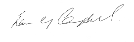 Senator Campbell's signature