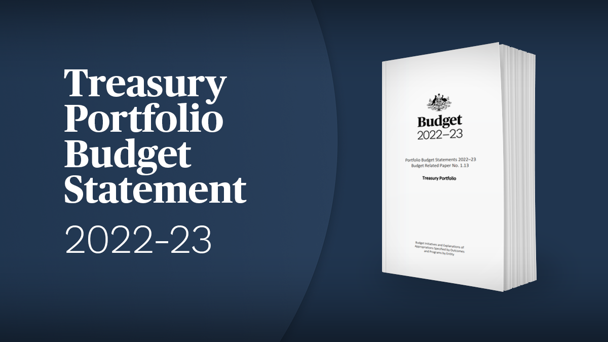 Treasury Portfolio Budget Statements 2022-23
