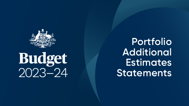 Budget 2023-24 Portfolio Additional Estimates Statements 2022-23