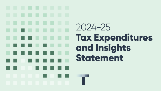 2024-25 Tax Expenditures and Insights Statement