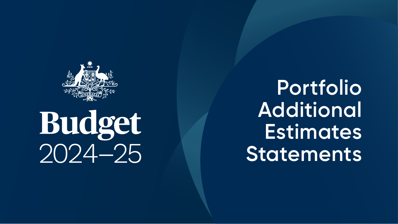 Budget 2024-25 Portfolio Additional Estimates Statements