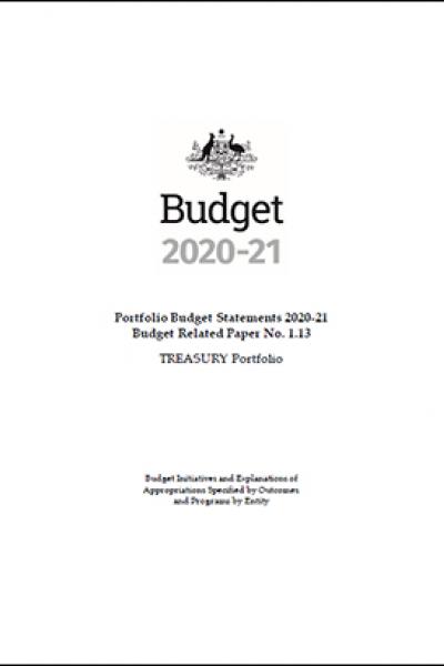 Budget 2020-21 - Portfolio Budget Statements 2020-21 