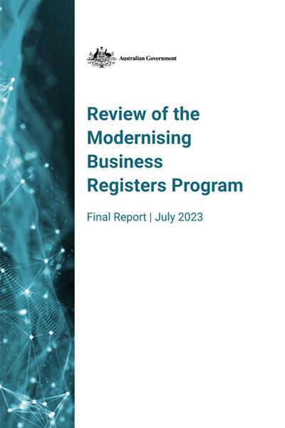 Review of the Modernising Business Registers Program