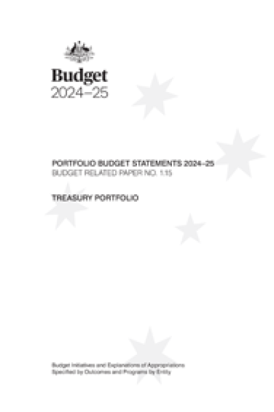 Portfolio Budget Statements 2024–25