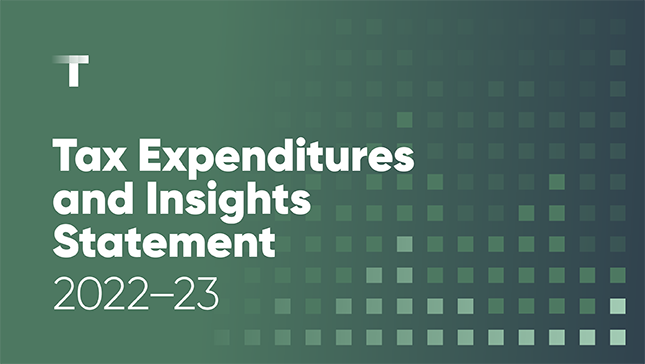 Tax Expenditures and Insights Statement